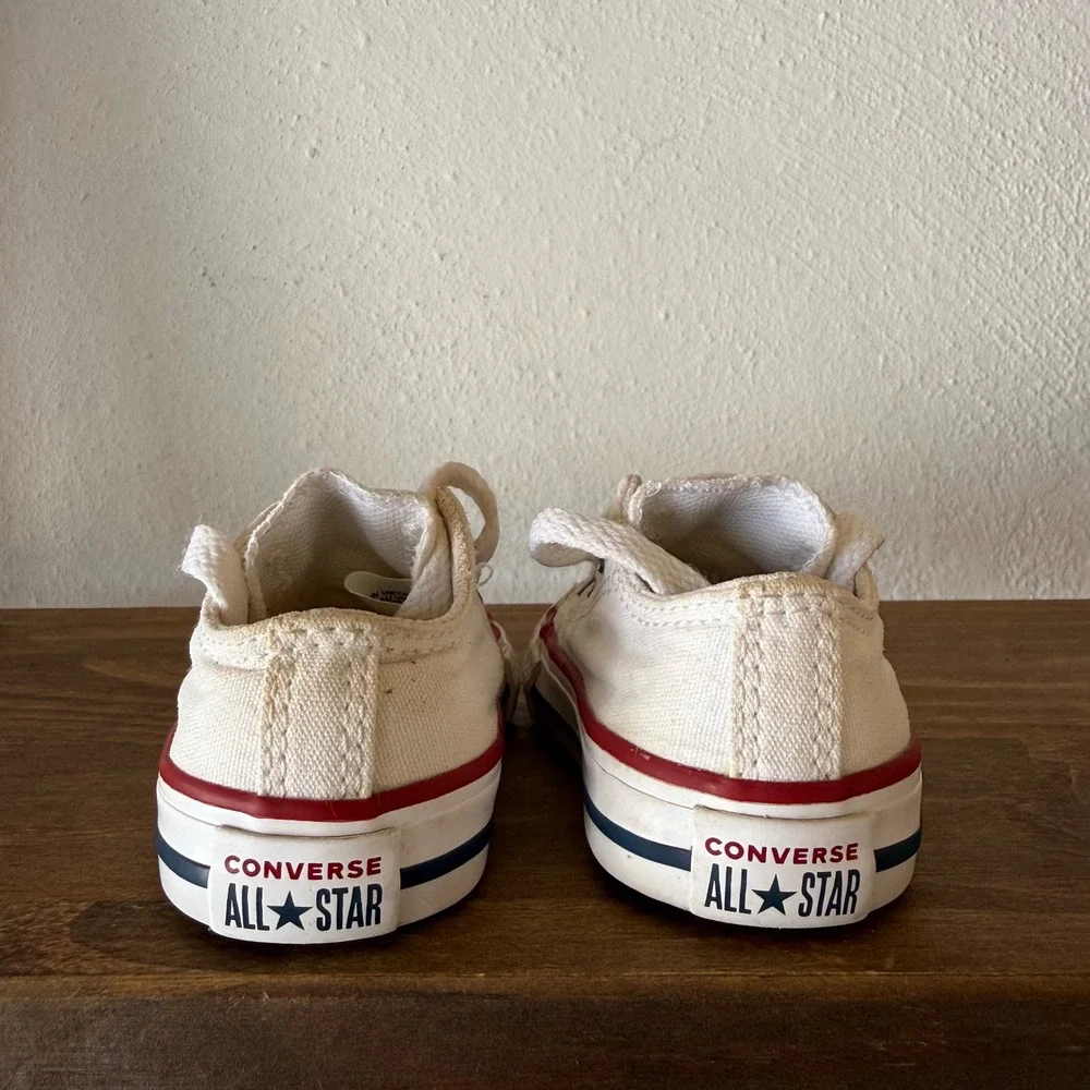 Converse Chuck Taylor All Star Oxford White Canvas Toddler Sneakers Size 3